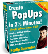 Create PopUps in Less Than 2 1/2 Minutes!